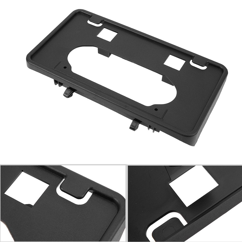 Winunite Compatible With 2009-2014 F150 Bumper Guards Pads Insert Replacements+Front Licenses Plate Frame Bracket Mounting Frame Holder(Not Compatible With Svt And Ecoboost Models)