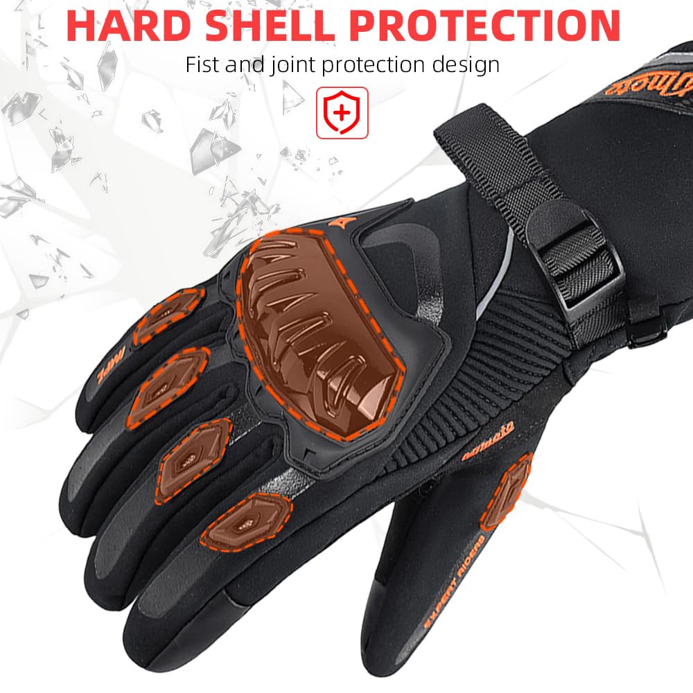 mjmoto Motorcycle Gloves Windproof Waterproof Guantes Moto Women Motorbike Riding Gloves Touch Screen Moto Motocross Gloves Wint