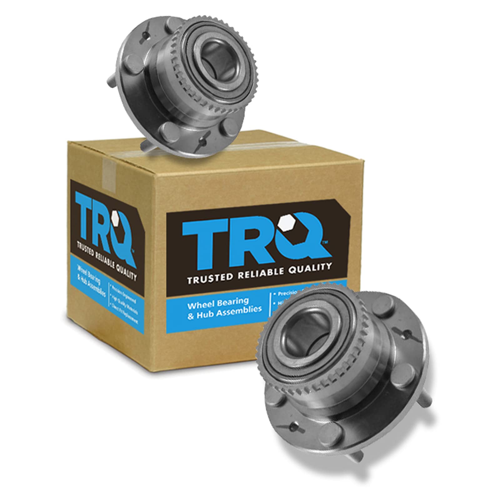 Trq Front Rear Wheel Hub Bearings Assembly Set Compatible With 1992-1995 Mazda 929 2001-2002 Millenia 1989-2006 Mpv 2001-2003 Pr