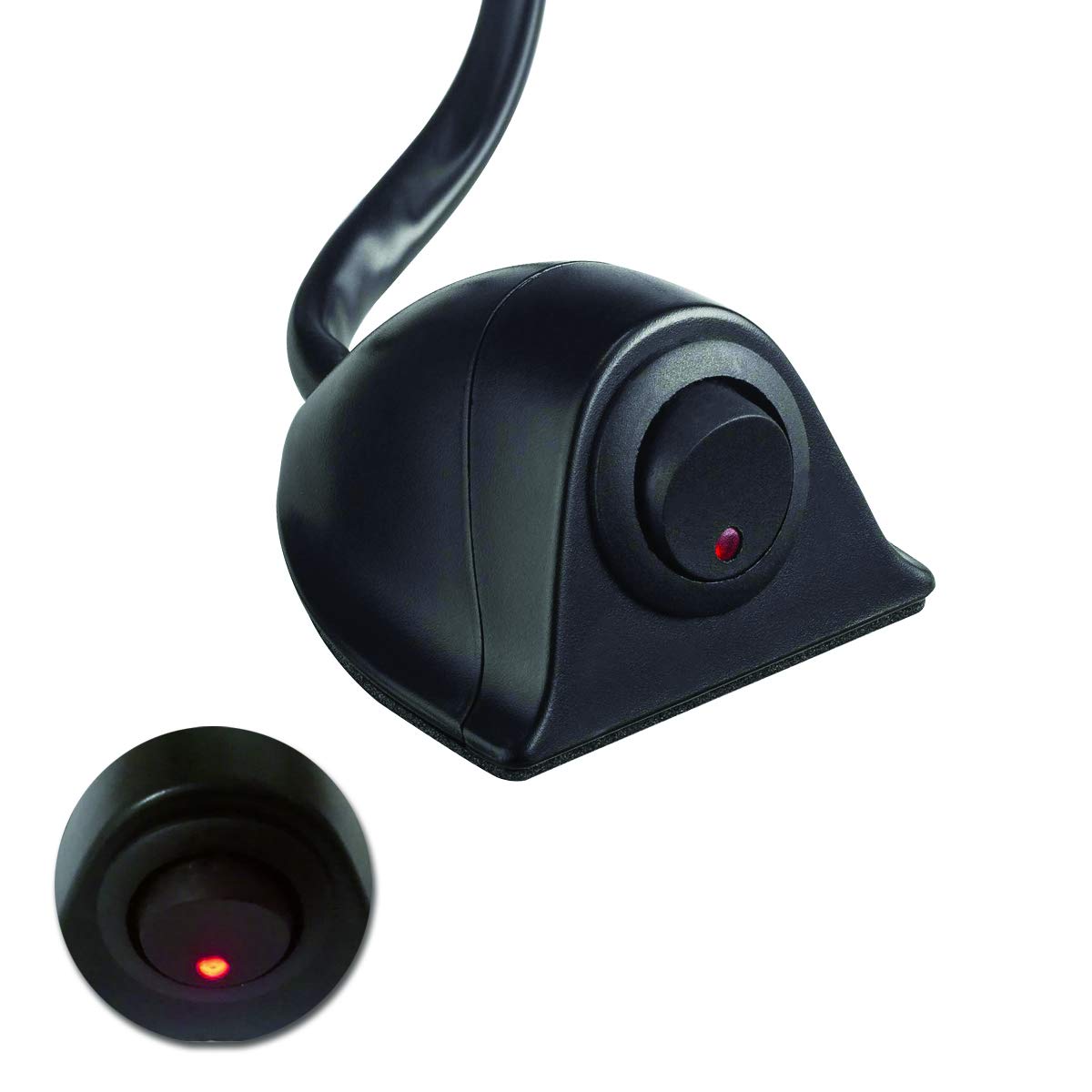 Jianfa Car Diy Switch Paste Type Rocker Switch Off/On Universal Dc12V Switch For Fog Driving Lights Neon Lights Led Light Bar Etc. (Black)