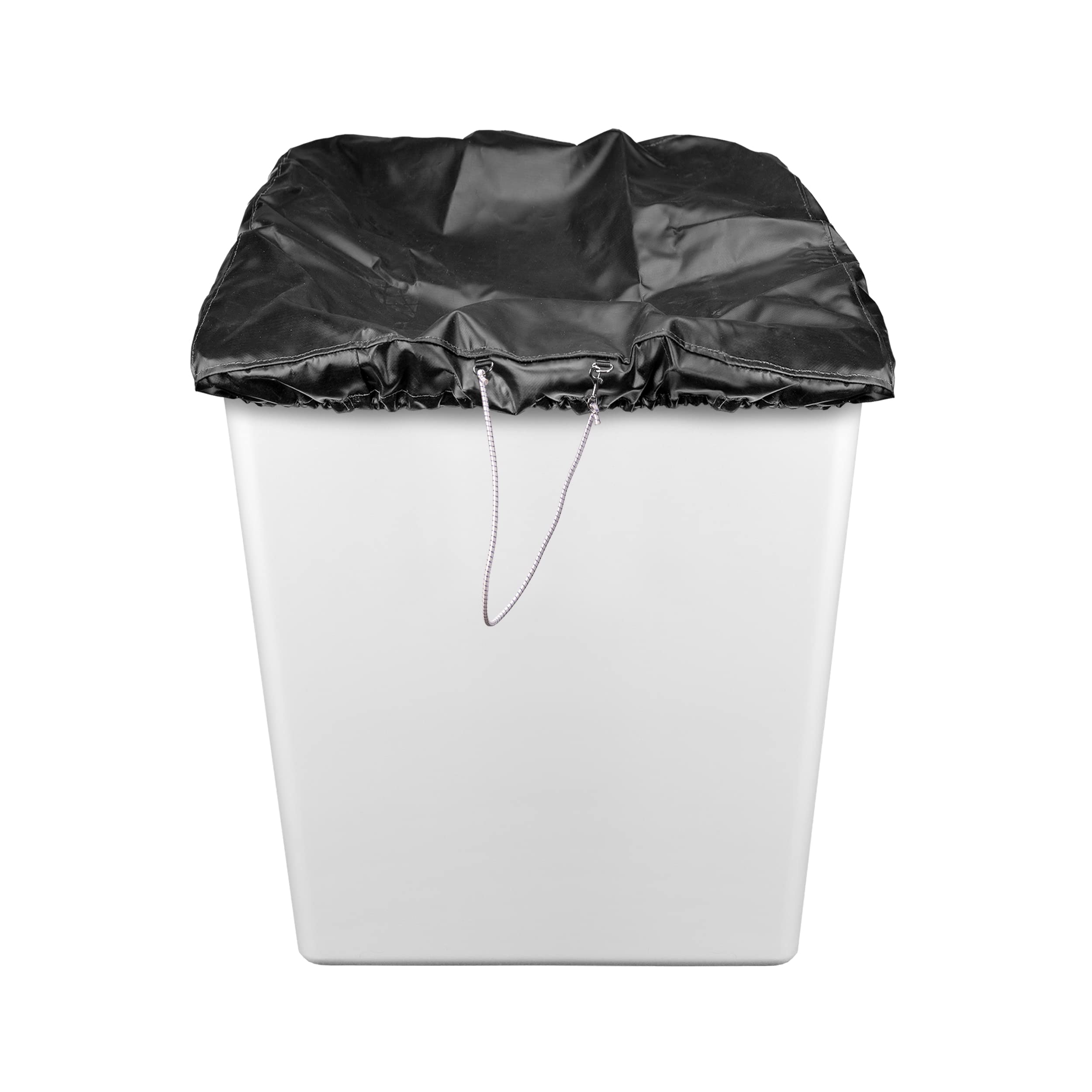 Bucket Truck Parts Heavy Duty Elastic Banded Bucket Cover With Support Pocket, Fits 1 Man Bucket 28''X28'' Edge To Edge