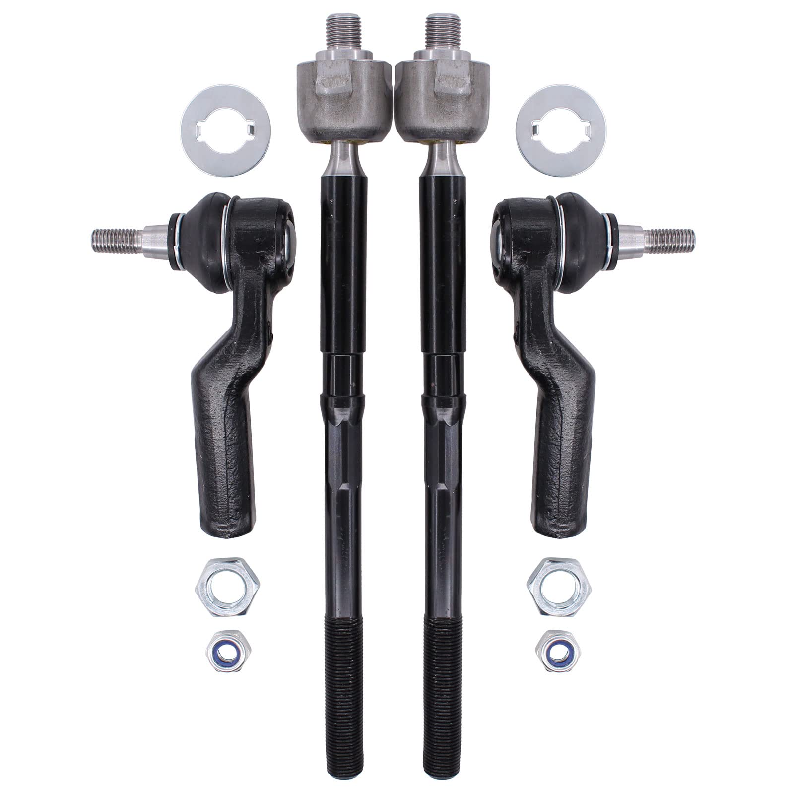 Newyall Inner And Outer Front Left Right Steering Tie Rod End Set For Ford C-Max Escape 2013-2018 Focus 2012-2018 Transit Connec