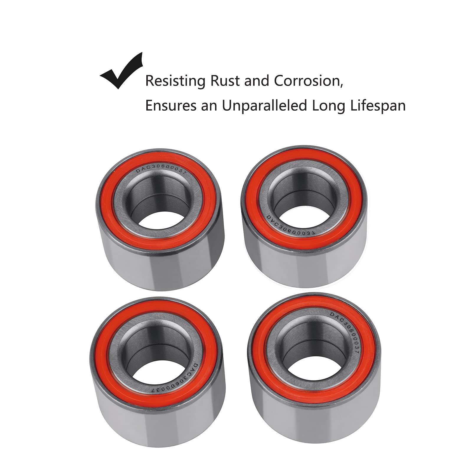 Wheel Bearing Kit For Can-Am Outlander Commander Renegades Maverick Defender (Excepts X3),Replaces Oem 293350040 705400088 293350118