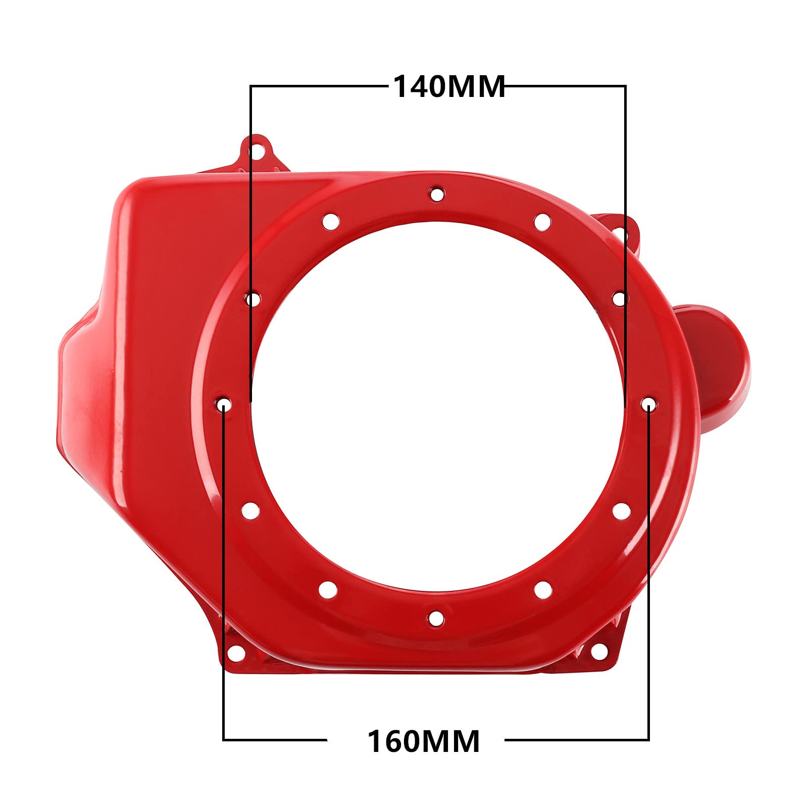 MOFANS Electric Starter Motor Kit Fit for GX200 6.5HP GX160 5.5HP Engines Starter with Solenoid Flywheel with Ring Gear Key Swit