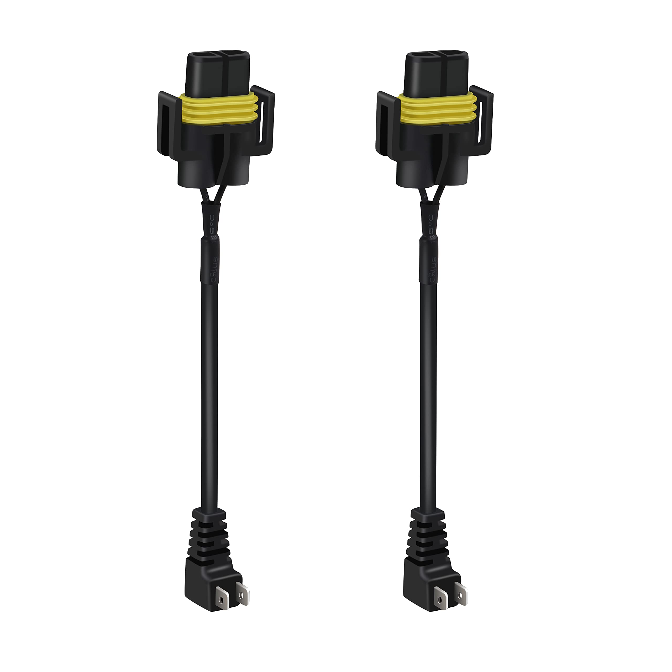 Alla Lighting Upgraded PGJY19-2 Base H8B H9B H11B Socket Female Adapter Wiring Harness Wire for H11 Bulb to H11B (2pcs/pk)