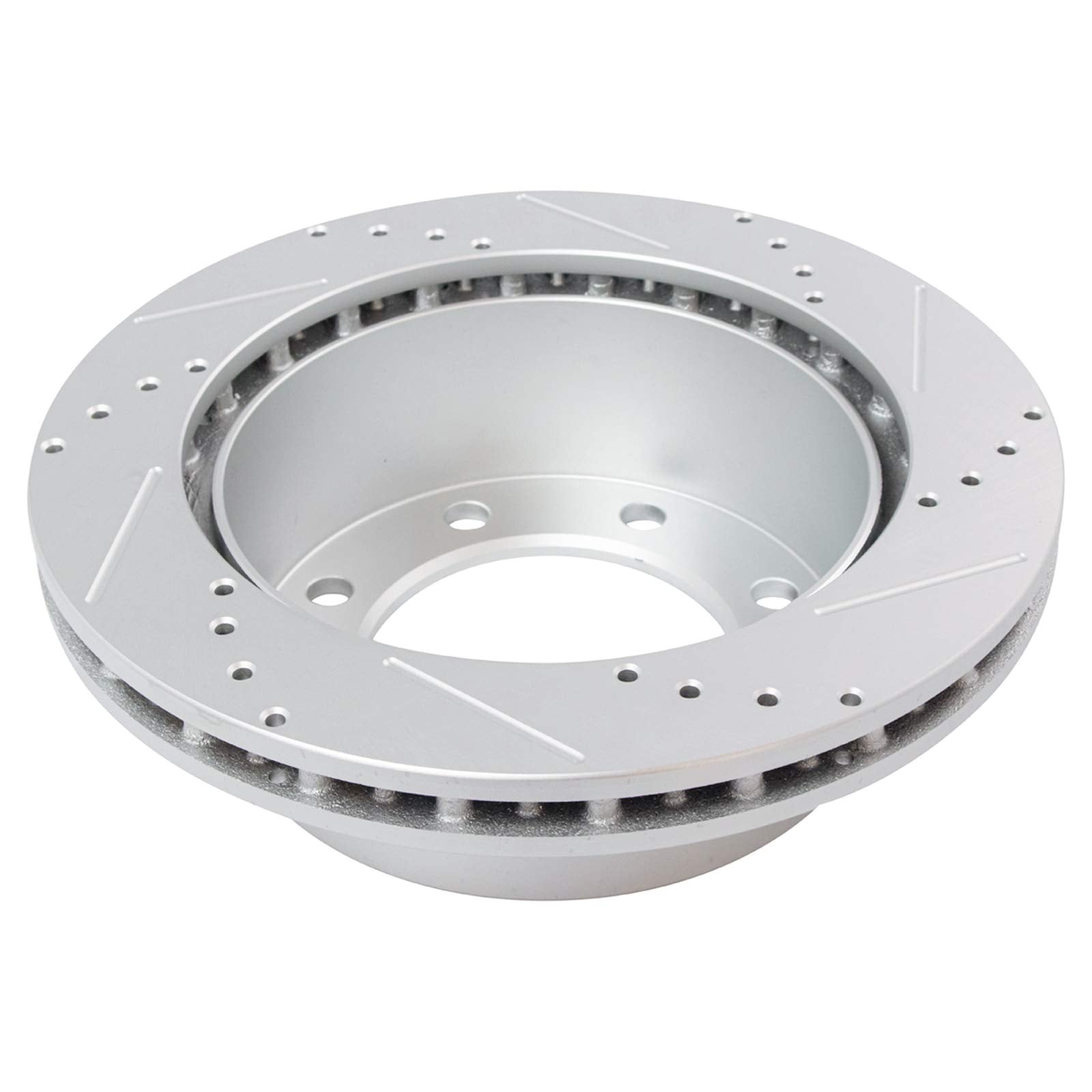 Trq Rear Performance Brake Rotors Set Premium G-Coated Compatible With 2000-2005 Ford Excursion 1999-2004 F-250 Super Duty F-350