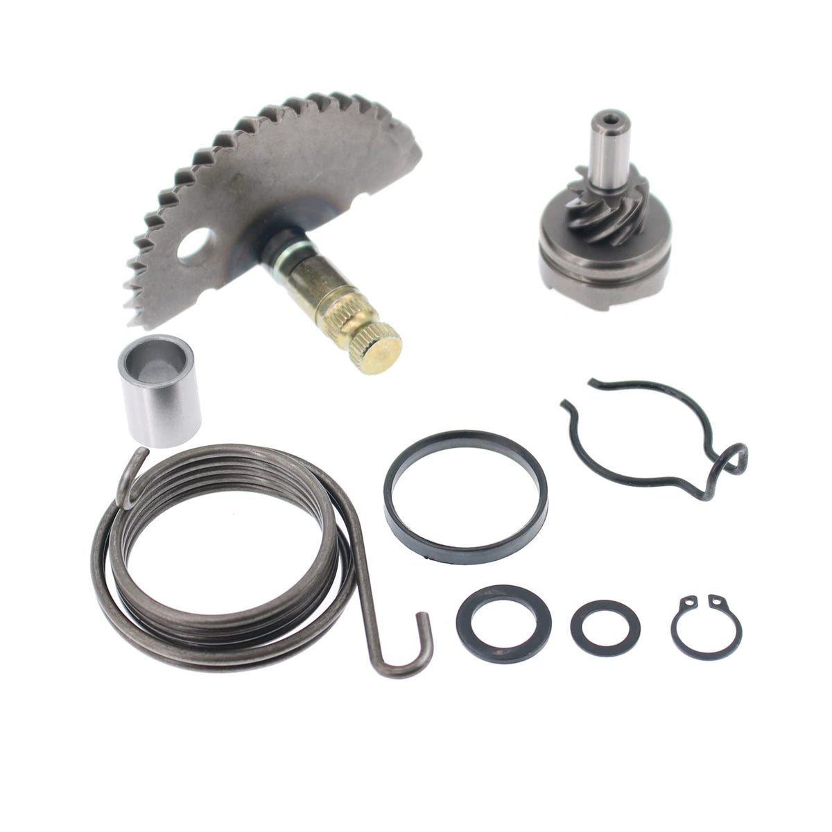 Glixal Gy6 49Cc 50Cc 80Cc 100Cc Kick Start Gear Shaft With Idle Gear Sets For 139Qmb 139Qma Chinese Scooter Moped Atv Go Kart En