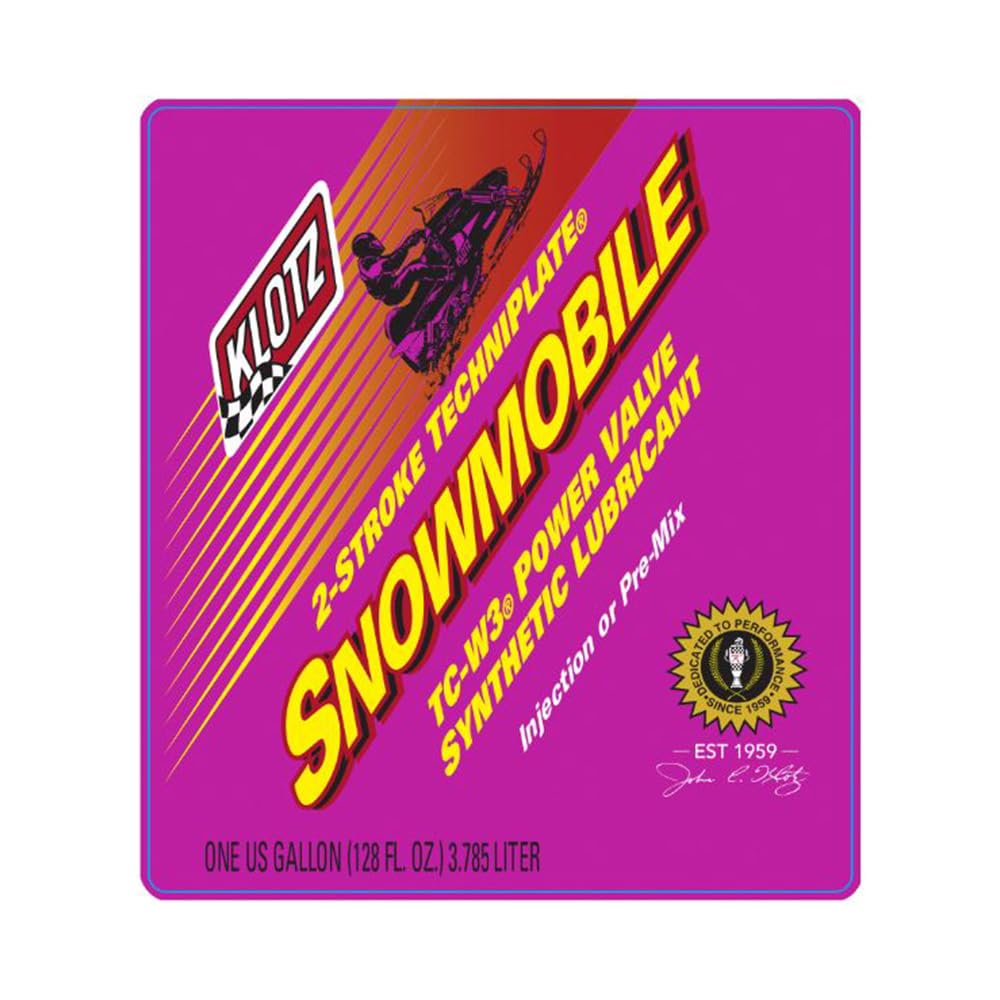 Klotz Oil KL-216 Synthetic Snowmobile Techniplate TC-W3-1gal