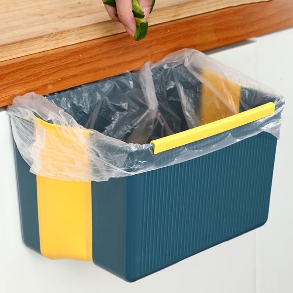 BLURISM Plastic Kitchen Cabinet Door Hanging Trash Garbage Plastic Hanging Trash Bin Garbage Holder And Food Waste Bin For Kitch