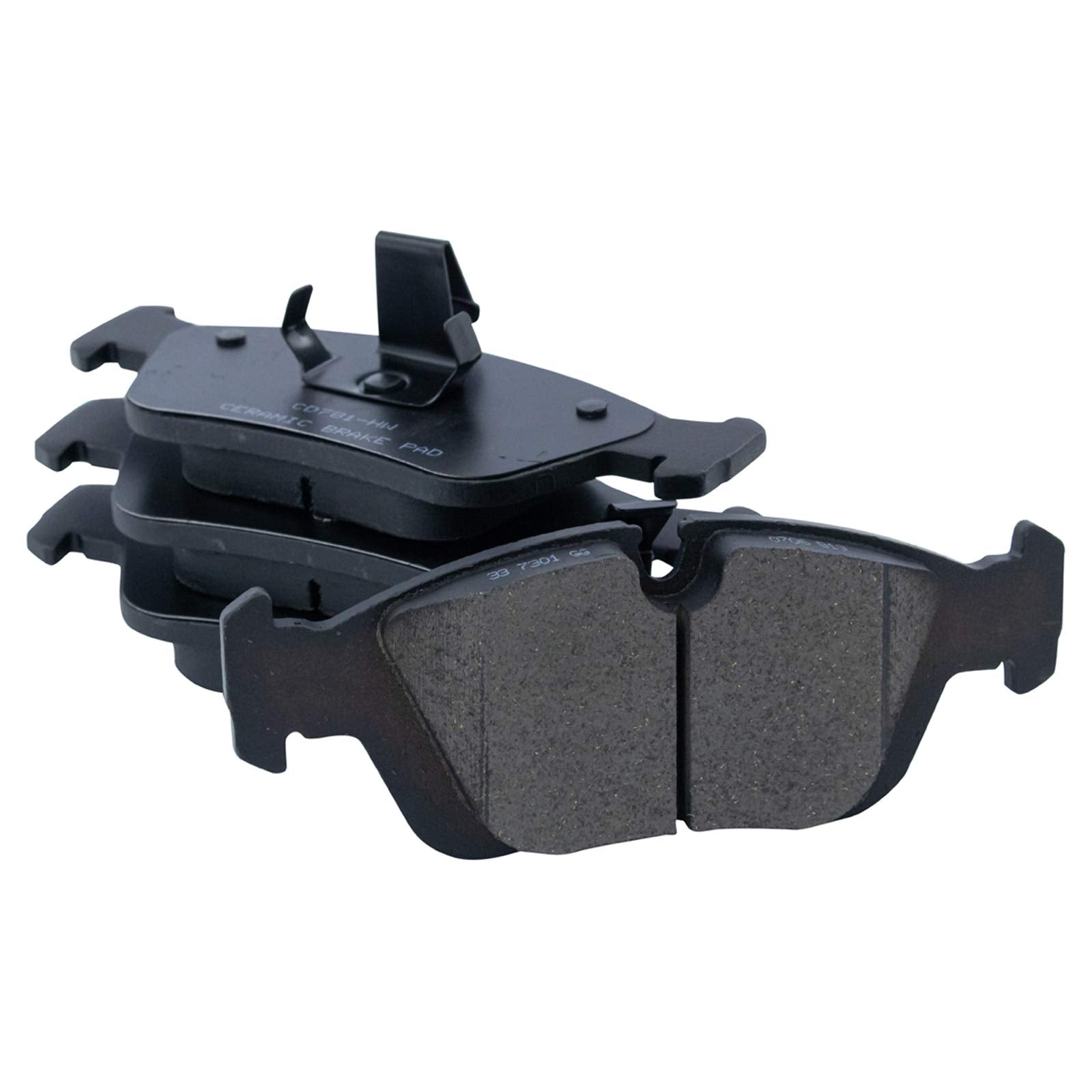 Trq Front Brake Pad & Rotor Kit Brake Pads Brake Rotor Ceramic Compatible With 2000 Bmw 323Ci 323I 2001-2006 325Ci 2001-2005 325