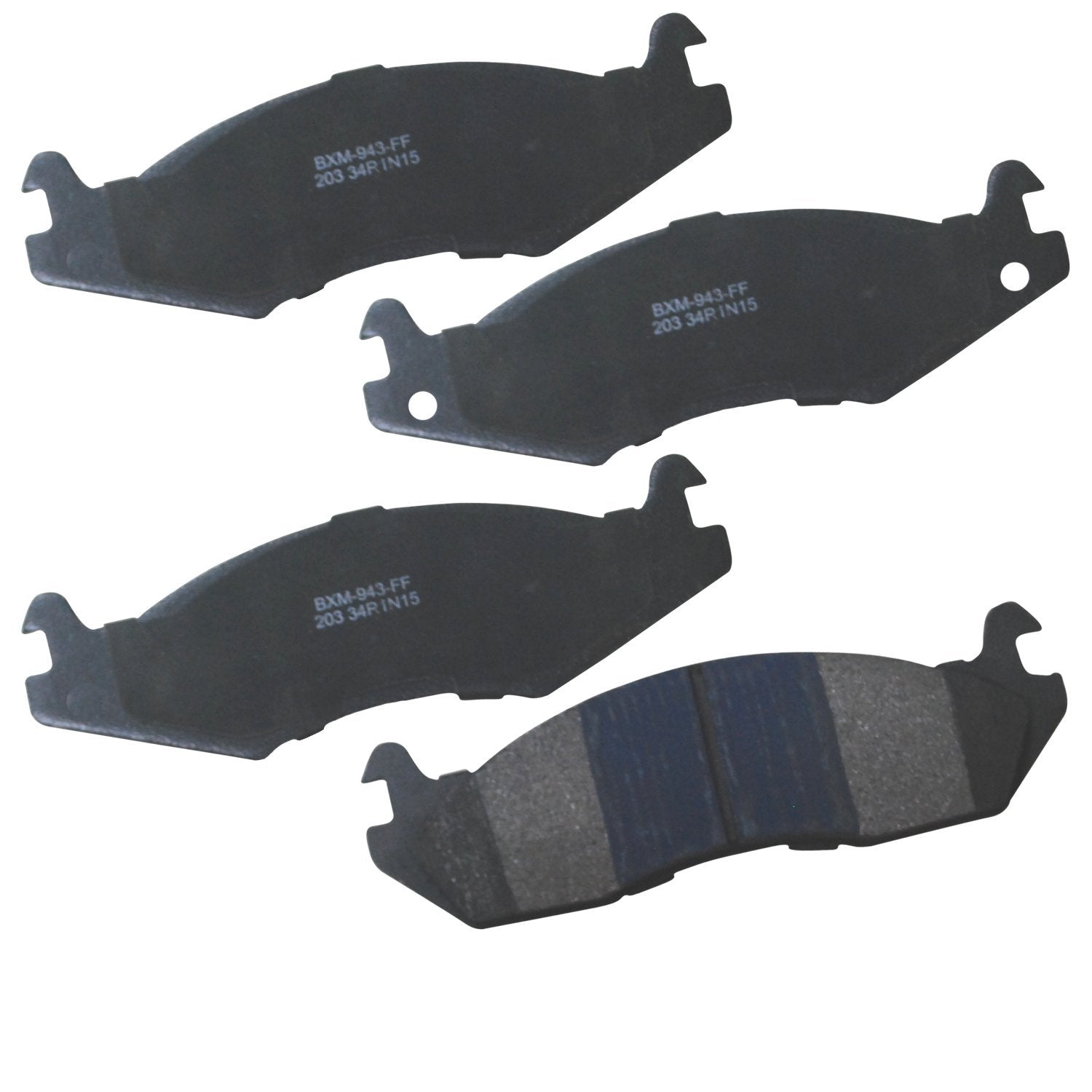 Bendix Premium Sbm203 Semi-Metallic Front Brake Pads For Select Models American Motors Concord, Eagle, Spirit, Jeep Cherokee, Cj