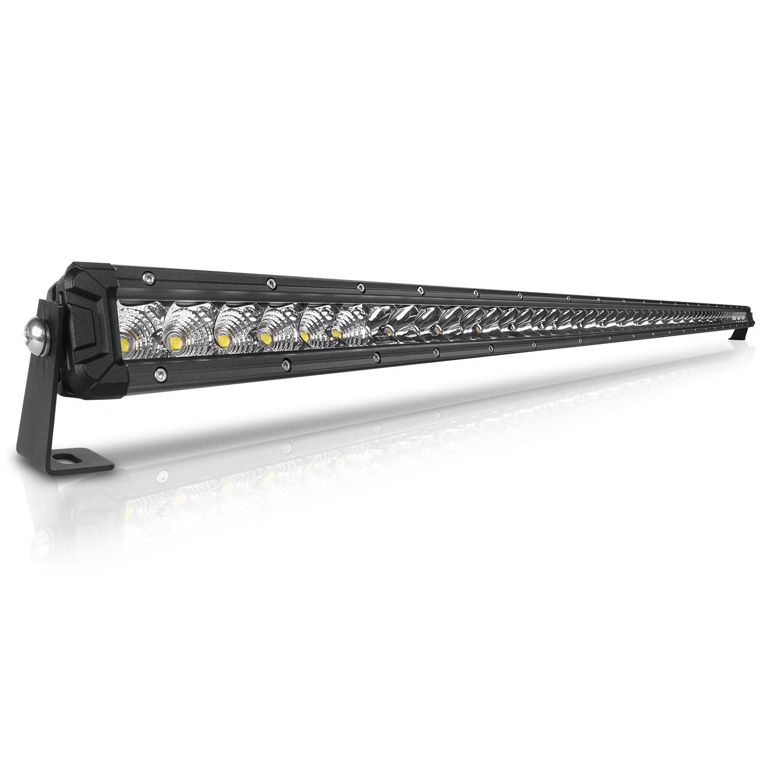 Rigidhorse 52 Inch Led Light Bar Single Row Flood & Spotbeam Combo 50000Lm Off Road Led Light Bar Driving Light For Pickup Suv A