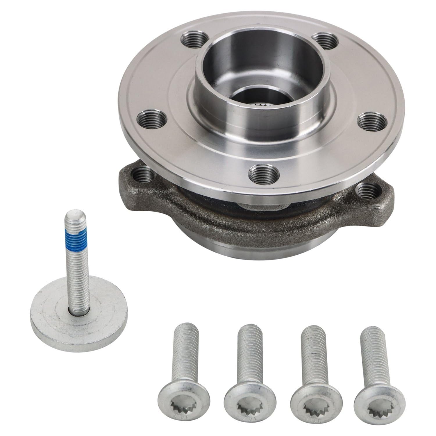 Trq Front Wheel Hub Bearings Assembly Set Compatible With Volvo