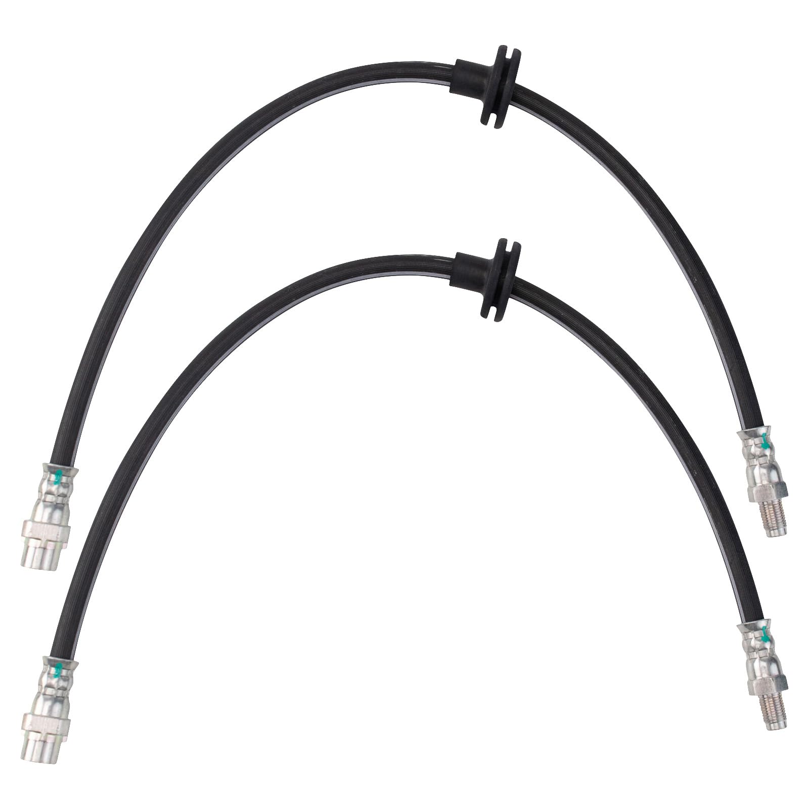 Trq Front Brake Hose Set Compatible With 2000-2006 Bmw X5