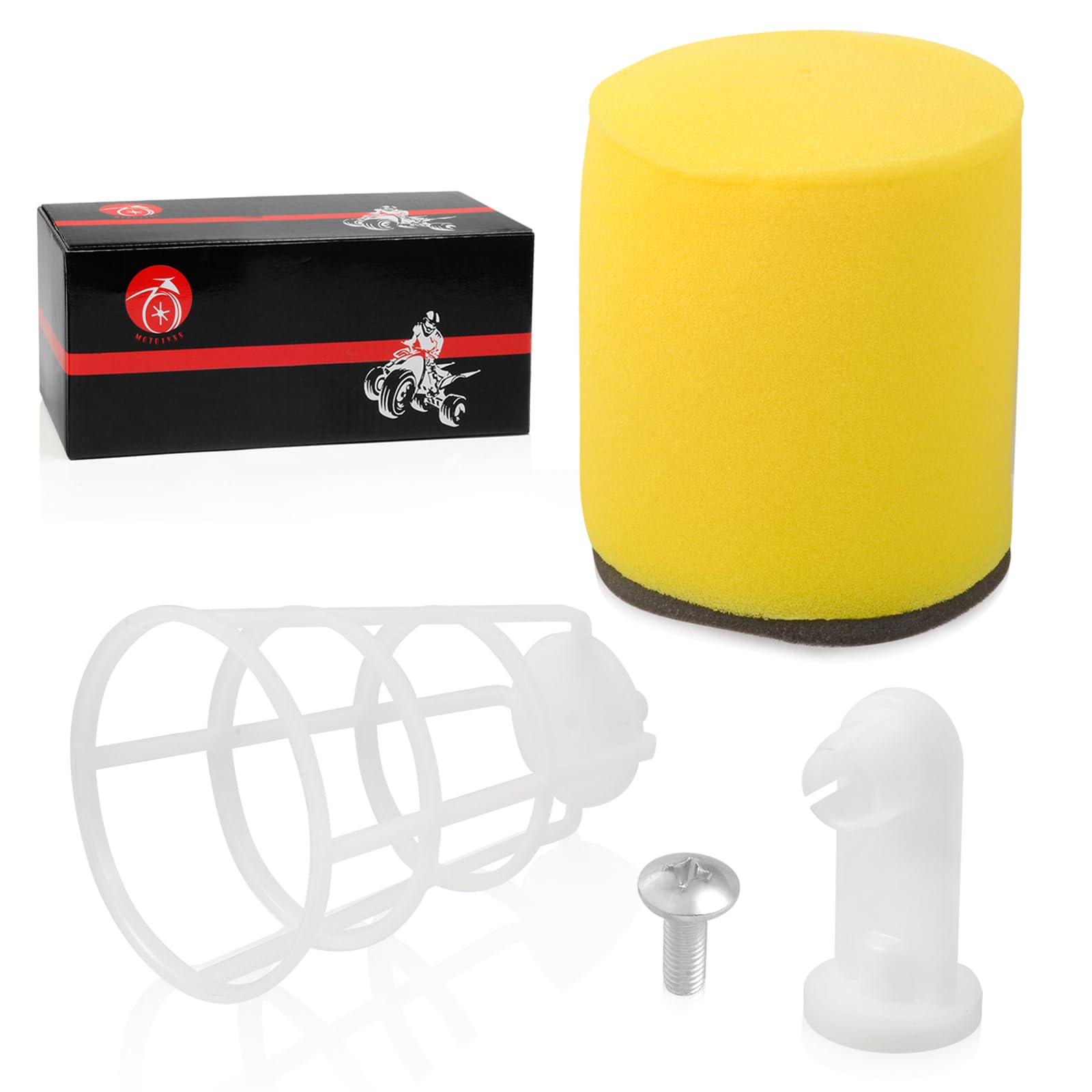 Air Filter and Filter Cage Holder & Stopper For Suzuki Eiger 400 King Quad 400 Vinson 500 LT-A400 LT-F400 LT-A500 LT-F500 13792-