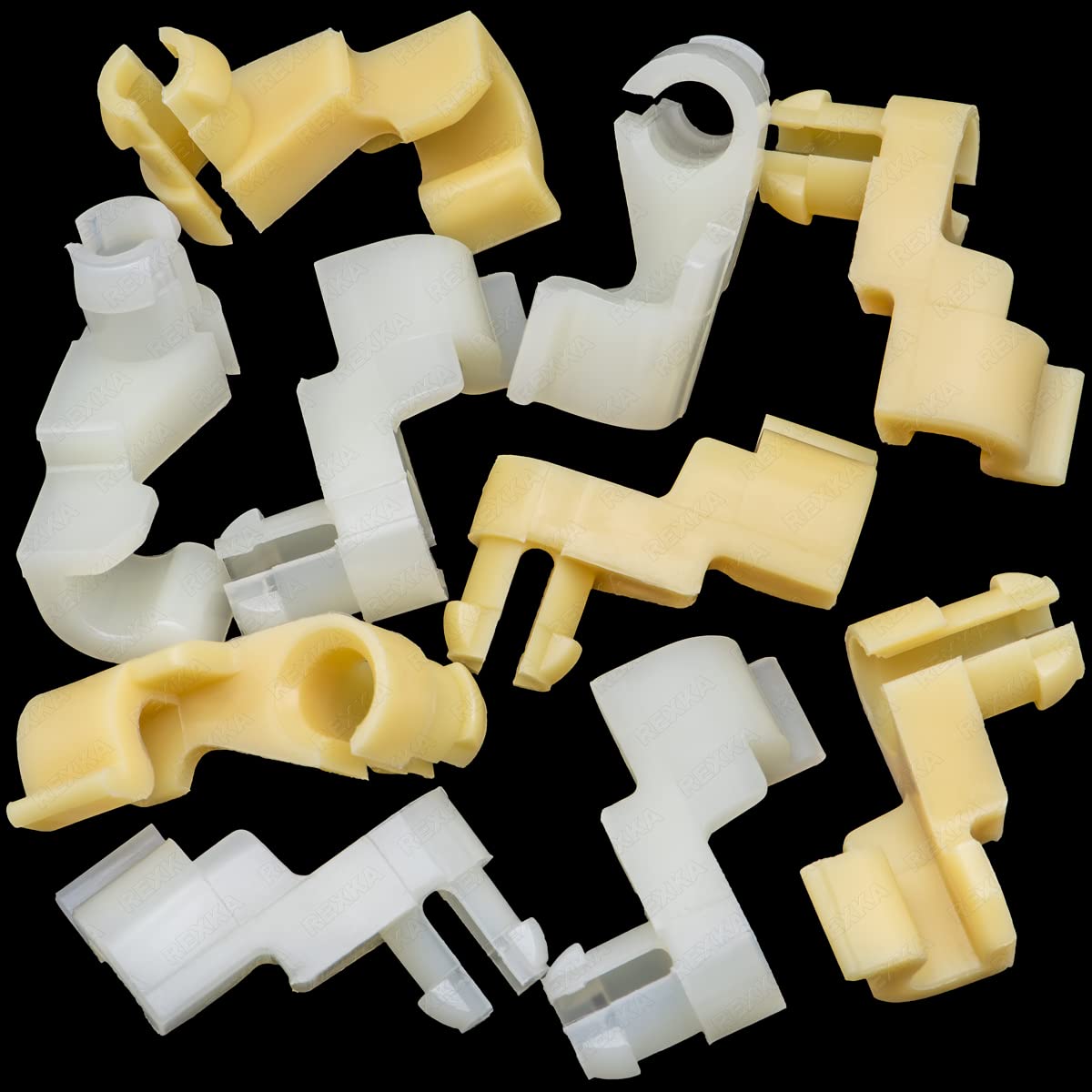 Rexka 5 Sets Tailgate Handle Door Lock Rod Clips Tailgate Handle Rod Clip Replacement For Toyota Tundra Camry Corolla Echo Highl