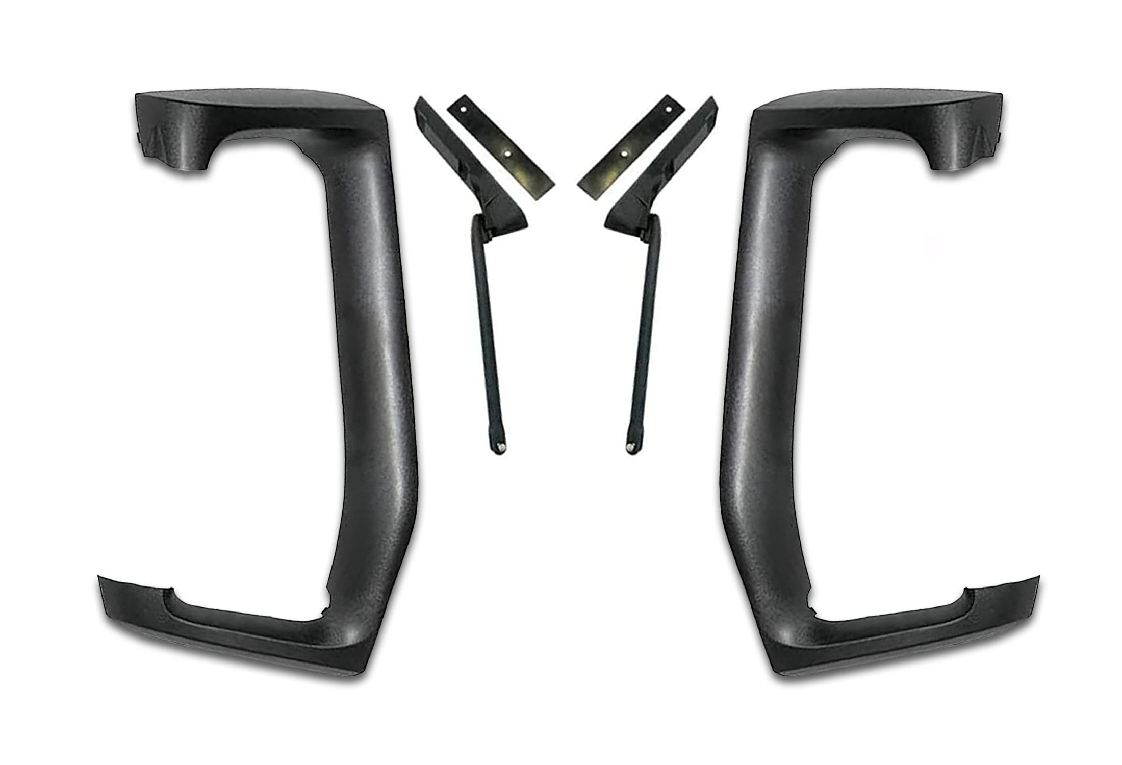Kozak Mirror Arm Covers With Support Brackets Set, Right Passenger And Left Driver Side, Compatible With Volvo Vnl 2004-2017, Includes Logo, 2X 22' Windshield Wipers, And Reflective Vest