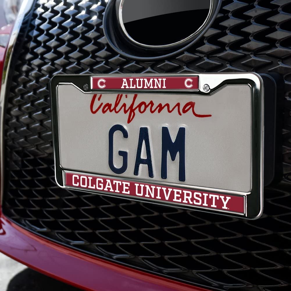 GRAPHICS & MORE Colgate University Alumni Metal License Plate Frame - Full Size, One Size, Durable Construction