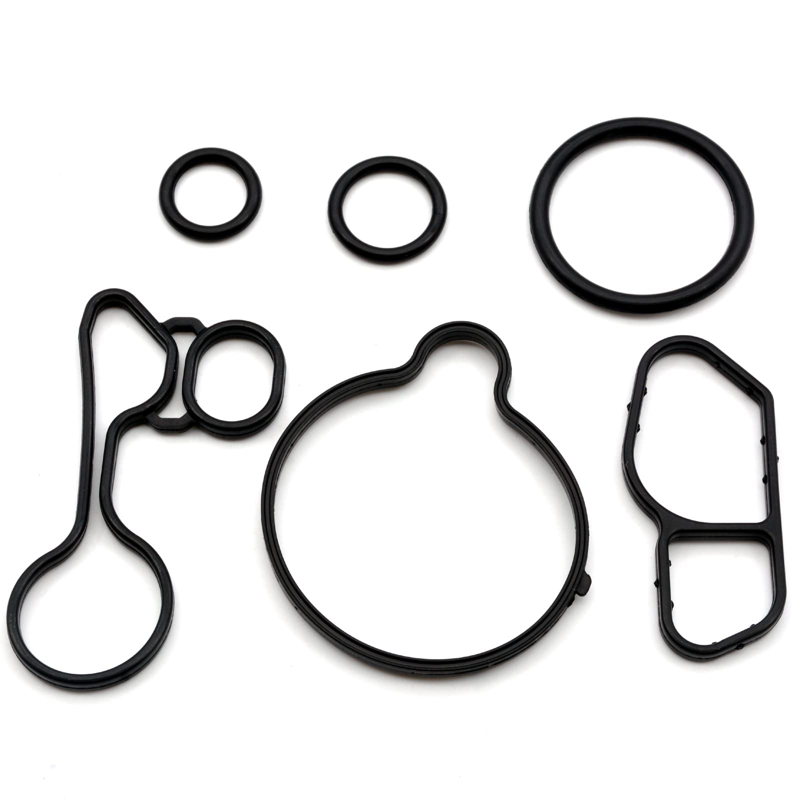 HAOTOM Engine Oil Cooler Filter Housing Gasket Set Compatible For Chevrolet Cruze Limited Sonic Trax 1.4L Turbo 2011-2018 Buick