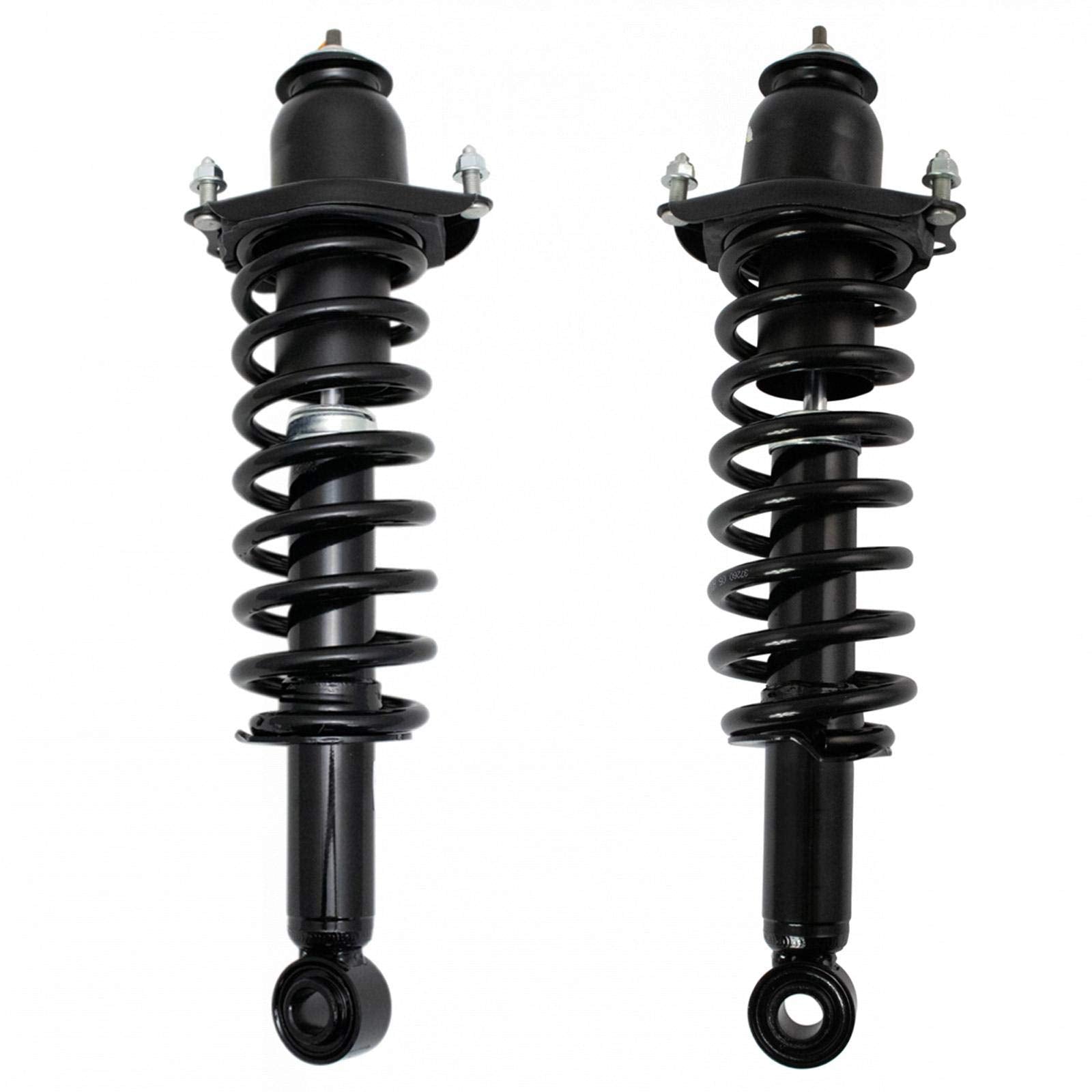 Trq Rear Shock & Spring Strut Assembly Set Driver & Passenger Side Compatible With 2014-2019 Toyota Corolla