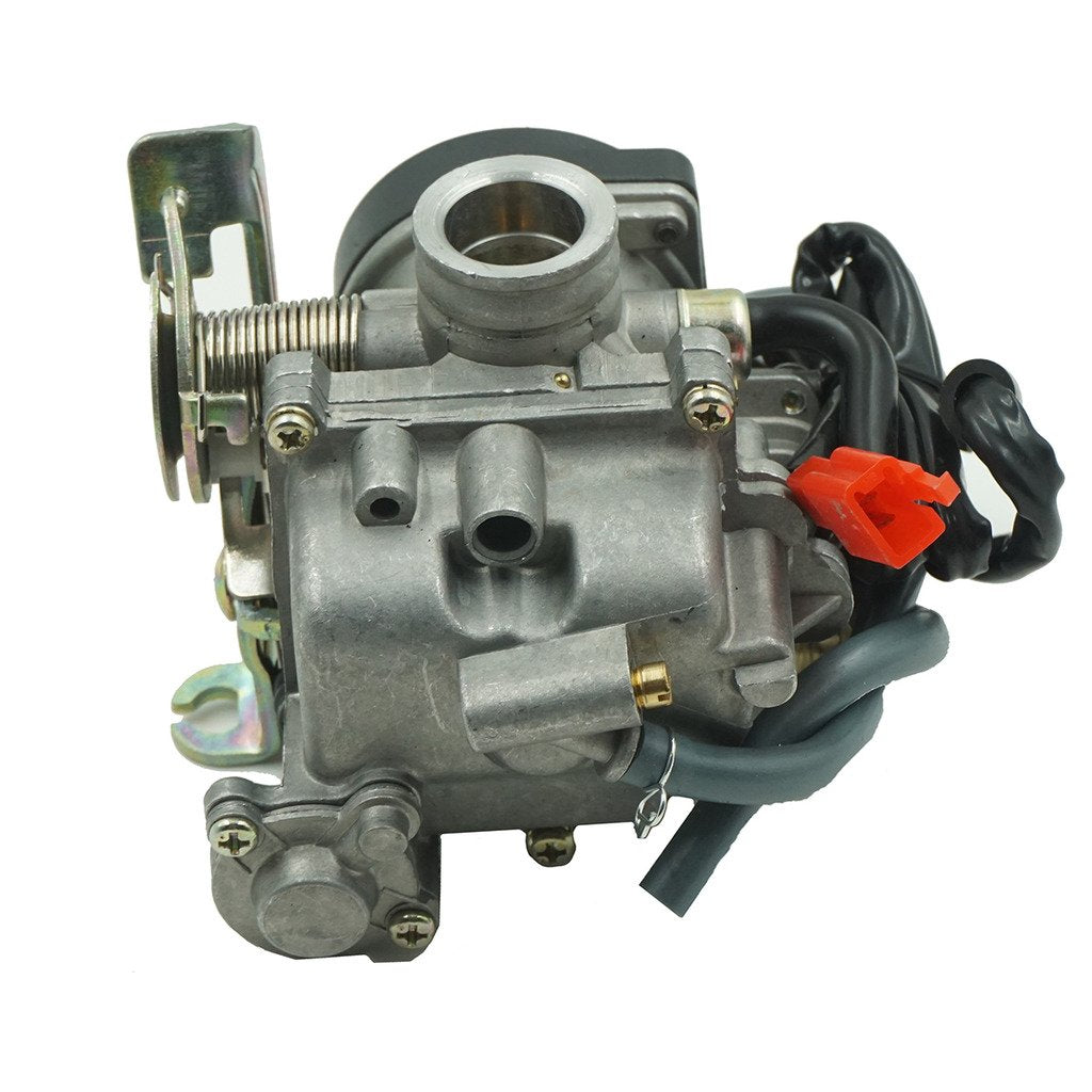 Glixal ATMT1-073-1 GY6 49cc 50cc 80cc 100cc 20mm Big Bore CVK Carburetor with Electric Choke for Chinese Scooter Moped ATV Go Ka