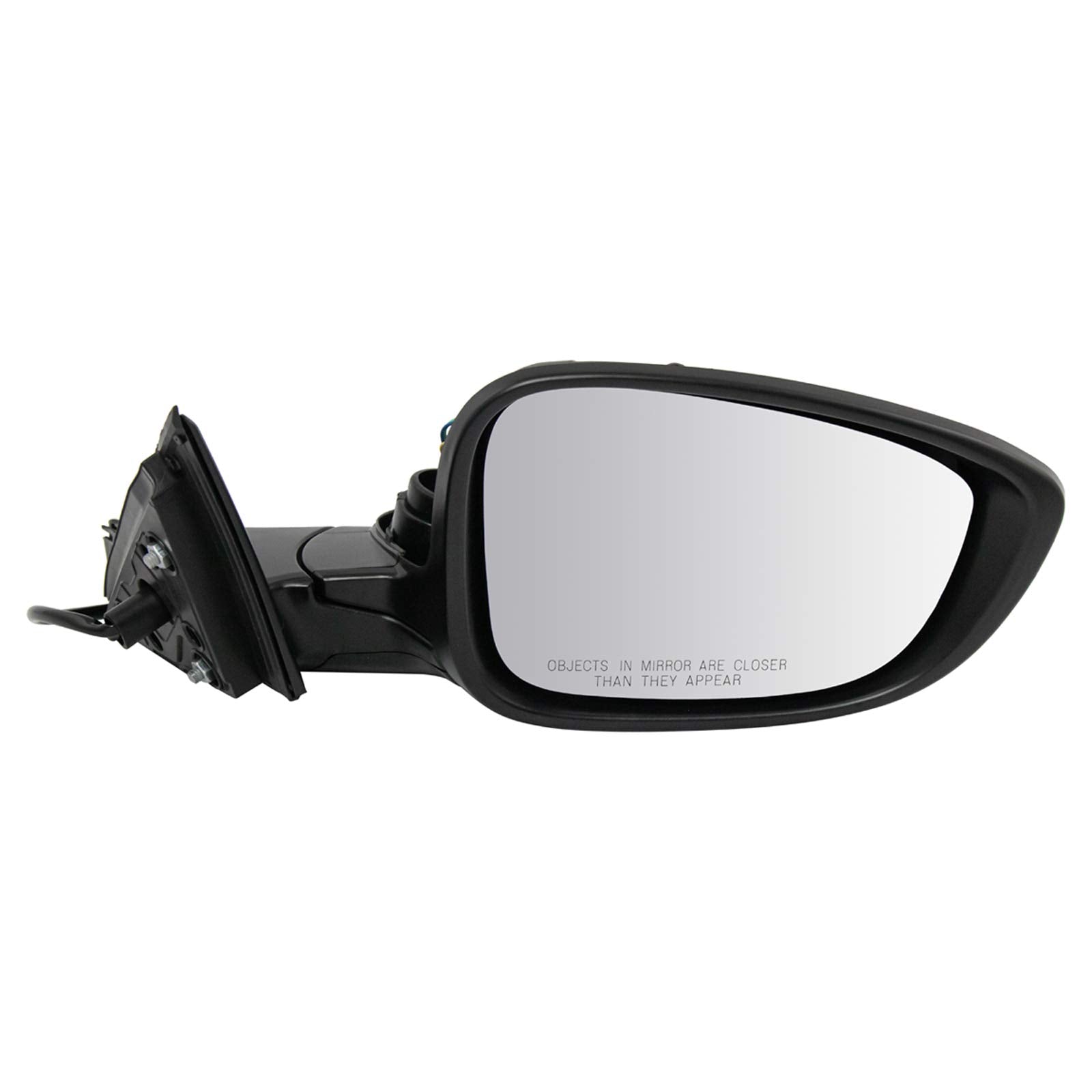 TRQ Right Mirror Passenger Side Compatible with 2018-2022 Honda Accord HO1321328 HO1327102