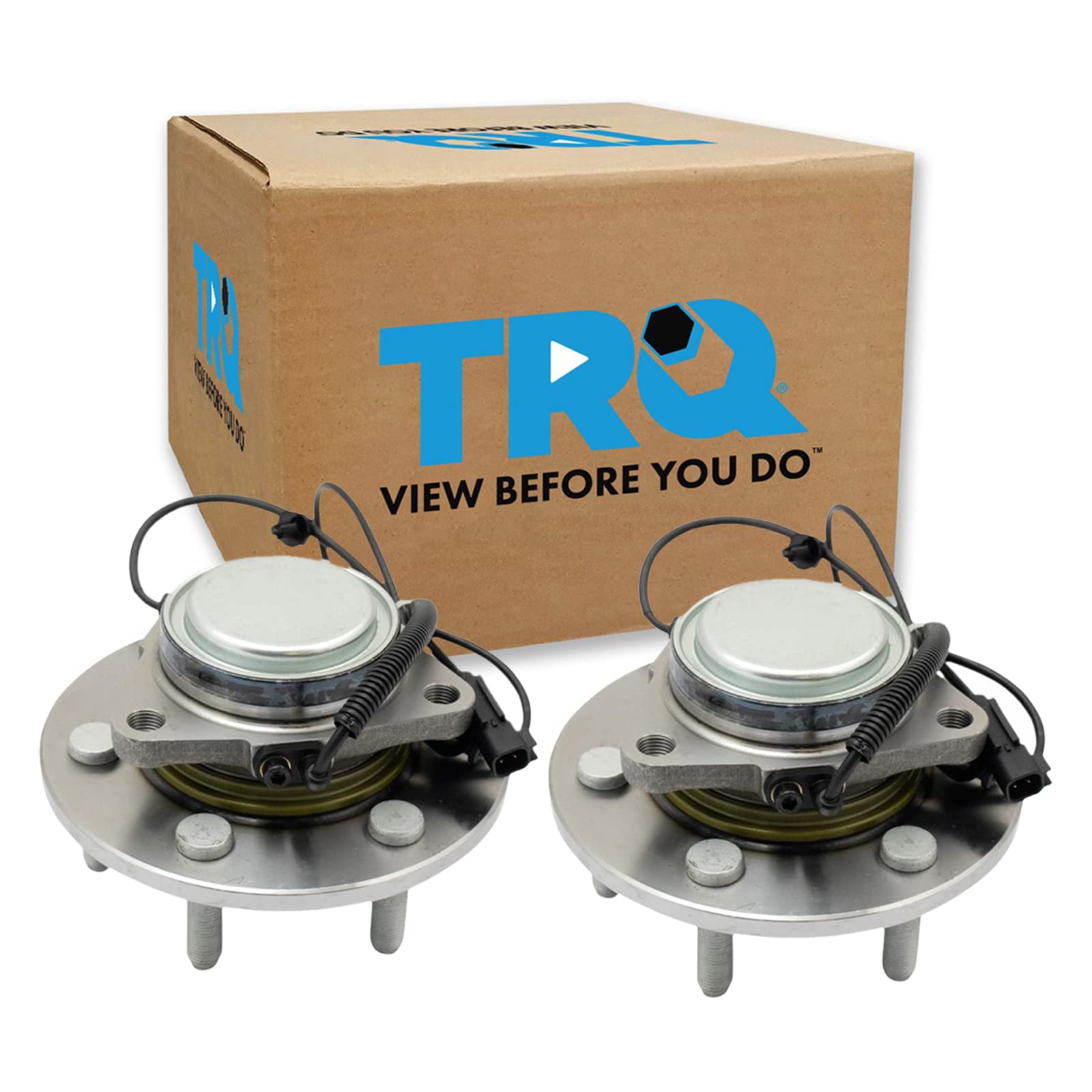 Trq Front Wheel Hub Bearings Assembly Set Compatible With 2019-2023 Ram 1500
