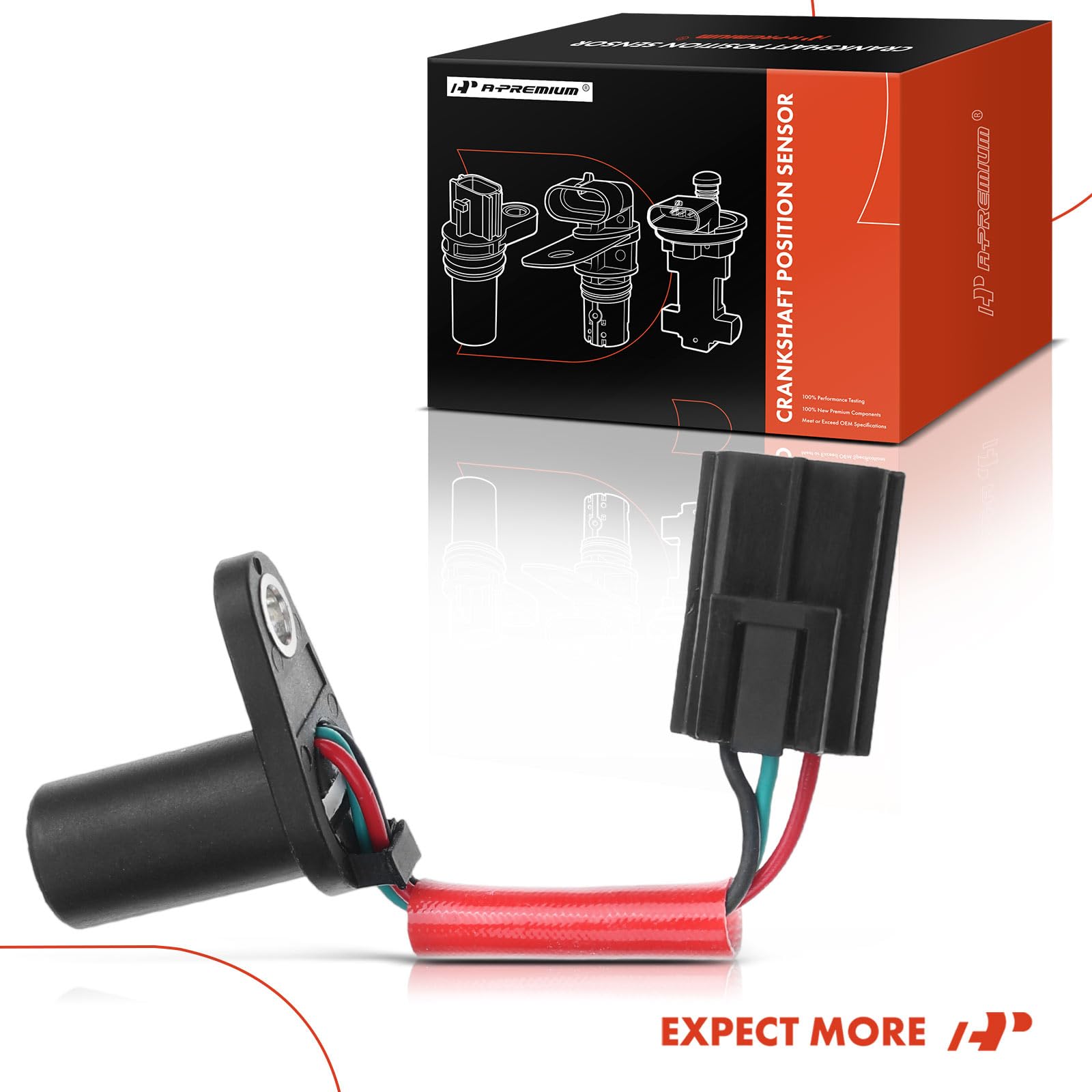 A-Premium Engine Camshaft Position Sensor Compatible With Land Rover Range Rover 1997-2002 Discovery 1999-2004 4.0L 4.6L, Replac