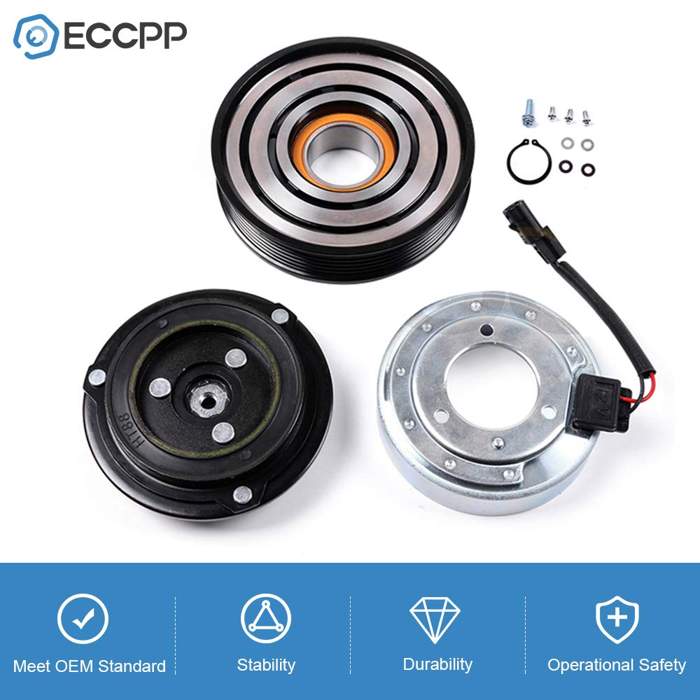Eccpp A/C Compressor Clutch 2008-2013 For Nissan Rouge Cabstar 2.5L Ac Clutch