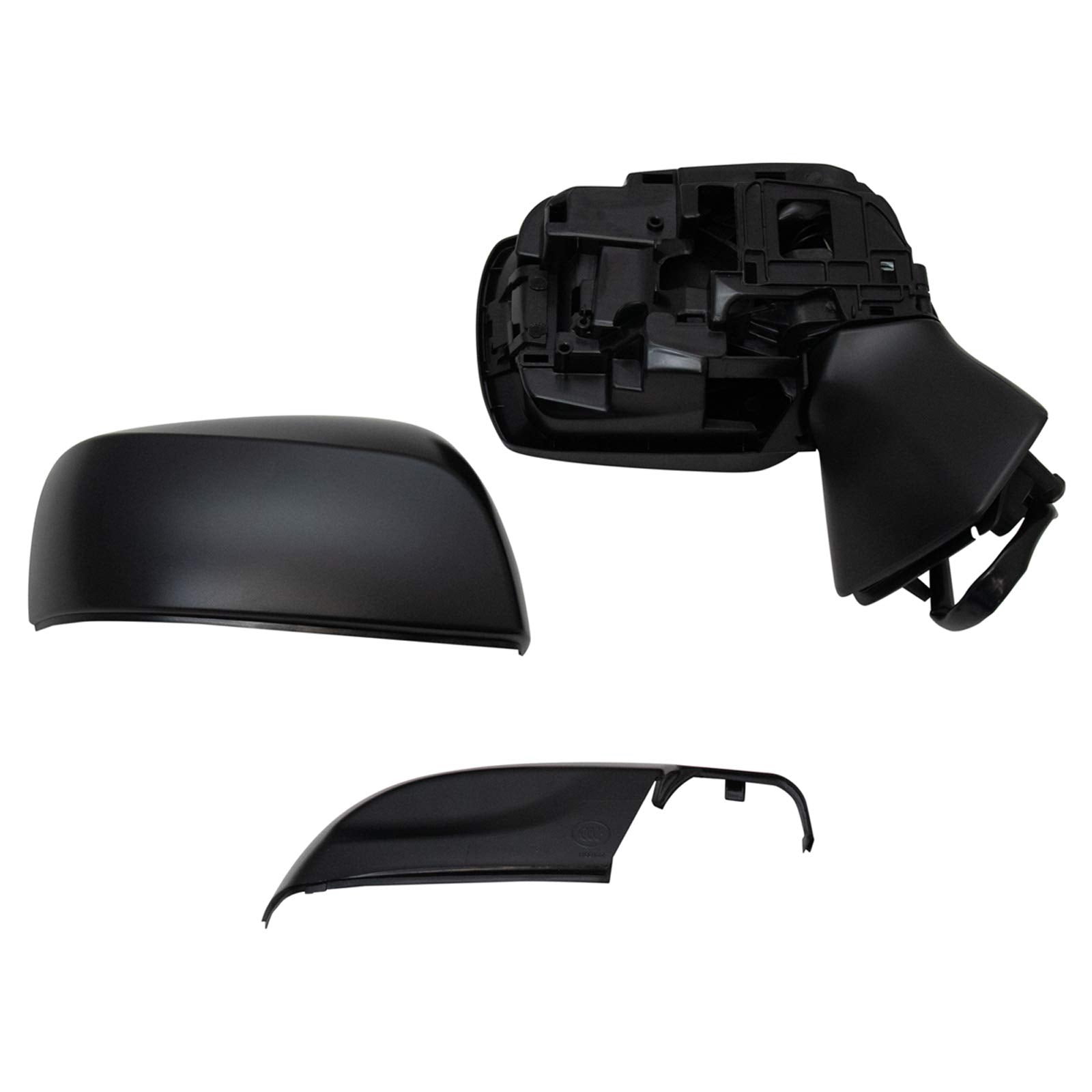 Trq Right Mirror With Heat Without Housing Turn Signal Without Blind Spot Indicator With Smooth Cover Passenger Side Compatible