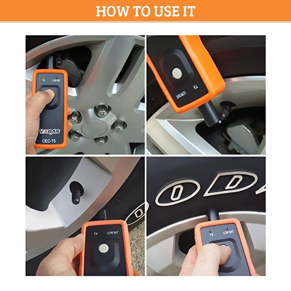 VXDAS TPMS Relearn Tool el-50448 for GM Tire Sensors Pressure Monitor System Reset Tool TPMS Activation Tool OEC-T5 for Buick, Chevy, Cadillac,GMC- 2024 Edition