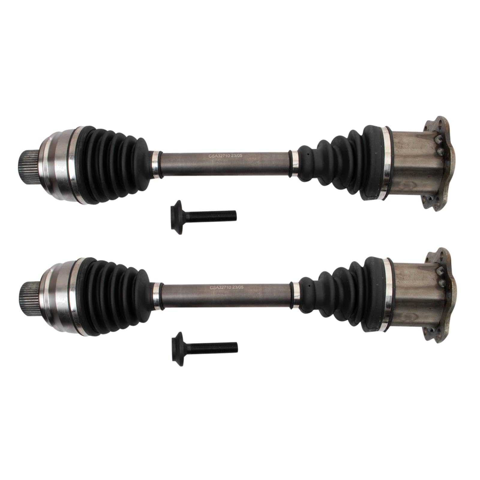 TRQ Front CV Axle Shaft Assembly Set Compatible with 2012-2018 Audi A6 Quattro A7 Quattro 2011-2018 A8 Quattro 2009-2015 Q5 2014