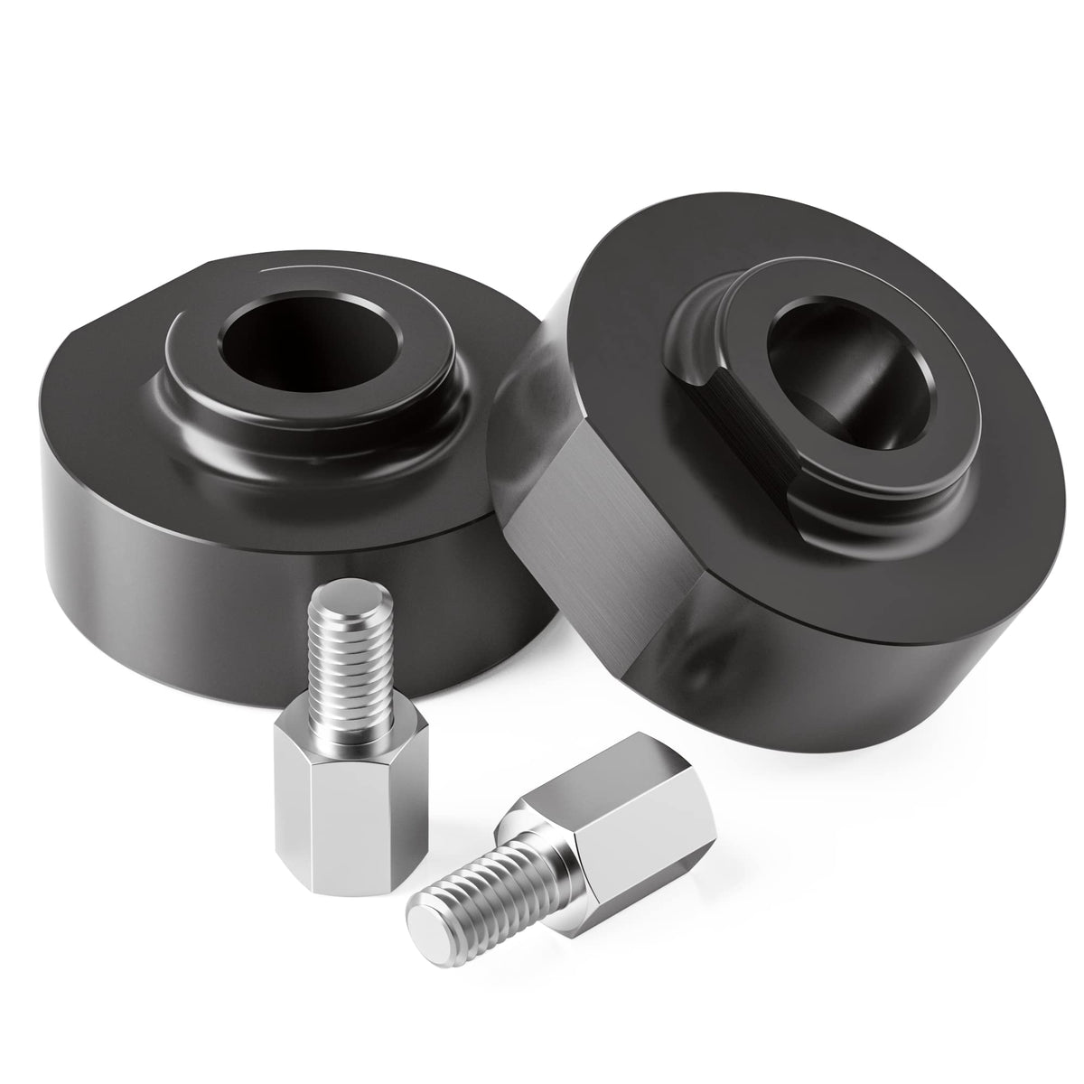 Ksp 2' Front Lift Kit With 5/8' Stud Compatible With F150 1981-1996,Ranger 1983-1996,2Inch Aluminum Leveling Lift Spacers Fit Bronco Ii 1983-1996 (4Wd Only), Coil Spring Suspension Level Kit Set
