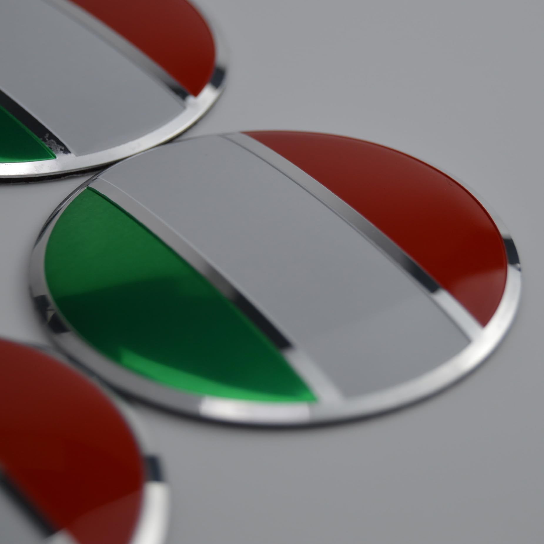 4X 56.5mm=2.24 inches German Flag Wheel Hub Center Cap Emblem for Hub Center Cap Porsche Mercedes Audi BMW VW Golf Opel Deutsch-