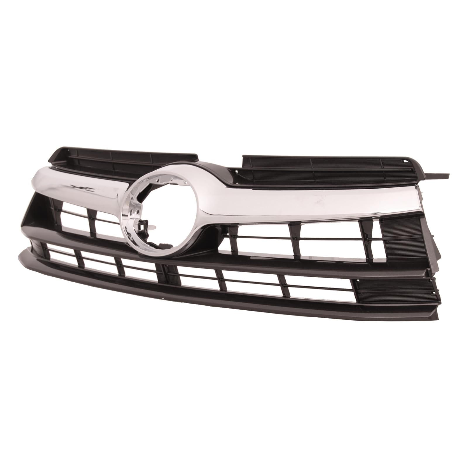 TYG (CAPA QUALITY) Front Grille Compatible with 2014-2016 Toyota Highlander/Highlander Hybrid with Chrome Molding, PP OEM Replac