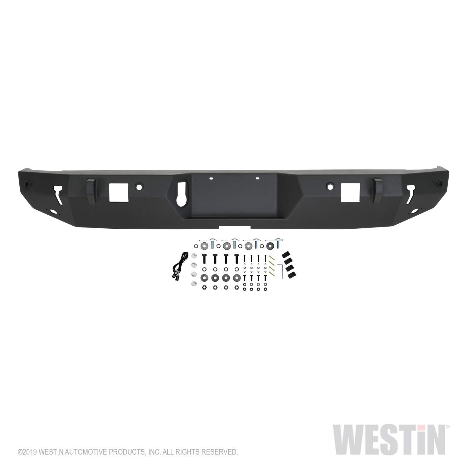 Westin 59-82075 Wj2 Rear Bumper Fits 2020-2025 Gladiator With Sensors