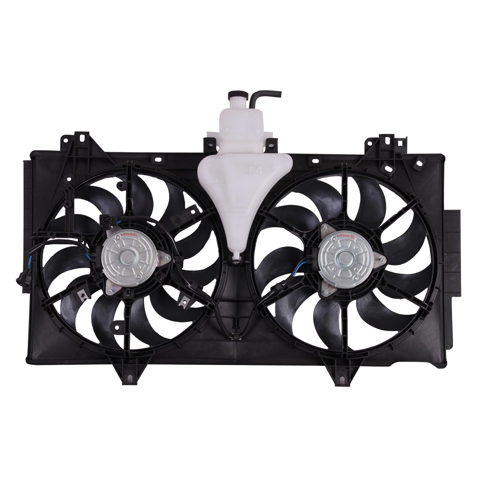 TYG Upgraded Cooling Fan Assembly for 2011-2013 Mazda 6 2.5L W/O PWM | Racing-Level OE Replacement Engine Radiator for L5A3-15-0