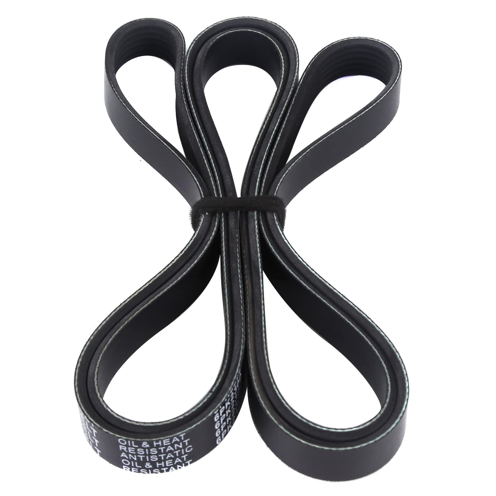 Moca 6Pk2300 Serpentine Belt Fits 04-05 For Chevrolet Impala Monte Carlo 3.8L & 04-06 Chevy Trailblazer 4.2L & 04-08 For Pontiac