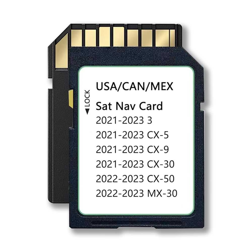 Upgraded Navigation SD Card Map USA/CAN/MEX 2021/22/23-Cx5. 2021/22/23-Cx9. Cx50-2022/23. Mx30-2022/23. 2021/22/23-Cx30. 2021/22