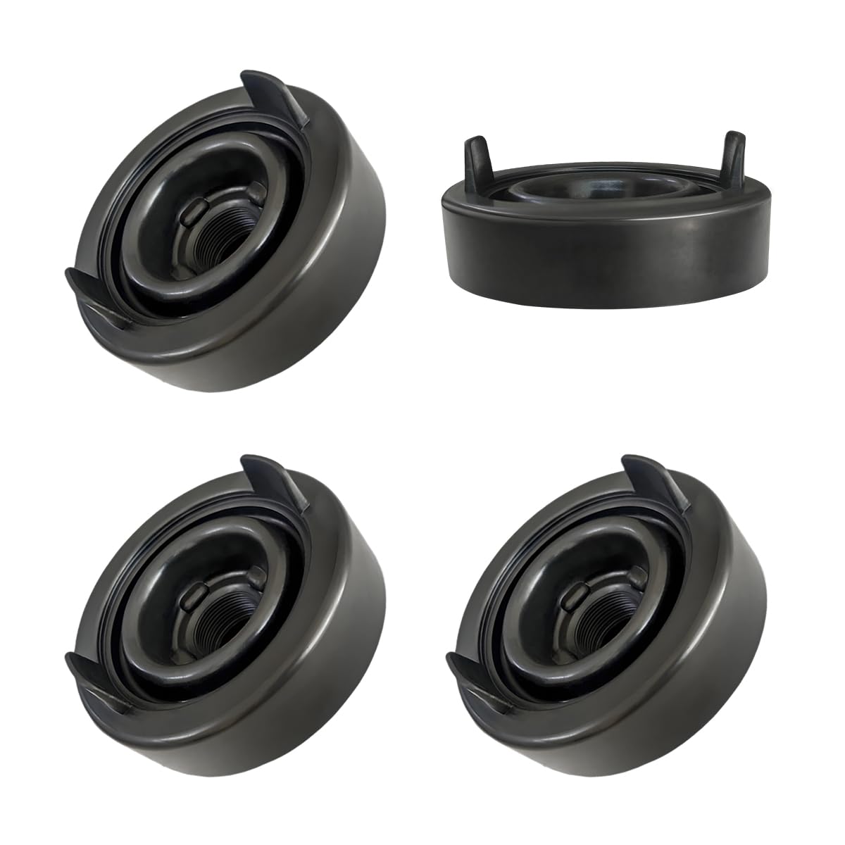 KVAEY 4 PCS Car Headlight Dust Caps, Automotive Rubber Sealing Cap Dust Cover for Headlight Protection, Universal Headlight Dust