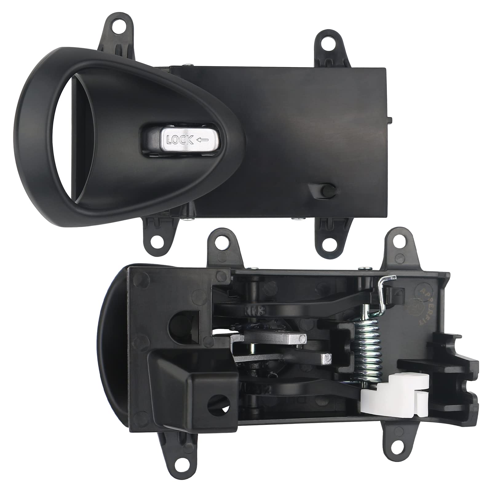 APPERFiT Interior Door Handle Right Passenger Side Compatible with Nissan 350Z Repalces H0670-CD70A