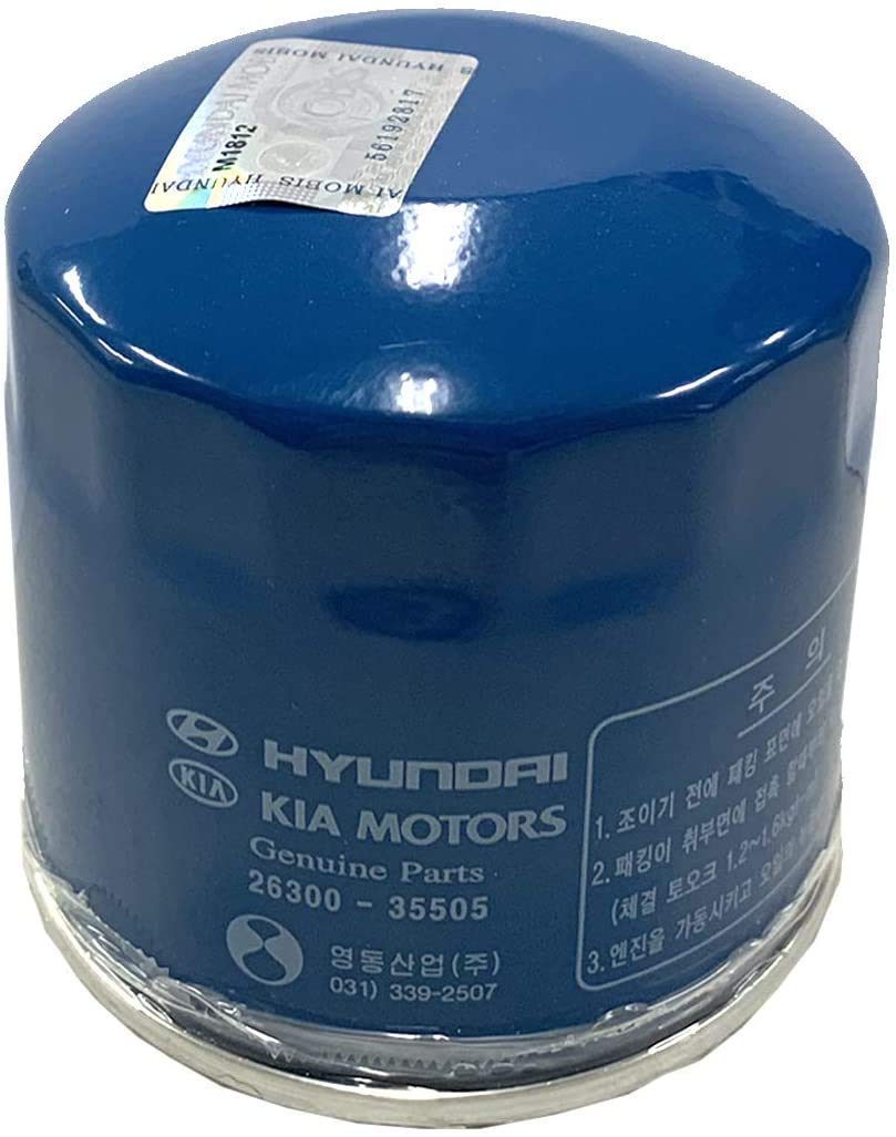 Genuine Oem Hyundai & Kia Oil Filter 26300-35505 (New Version Of 35504) (6 Pack)