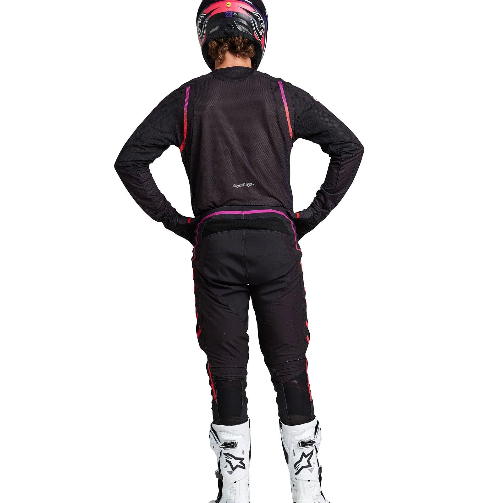 Troy Lee Designs SE Pro Air Adult Moto Jersey, Pinned Black, Small