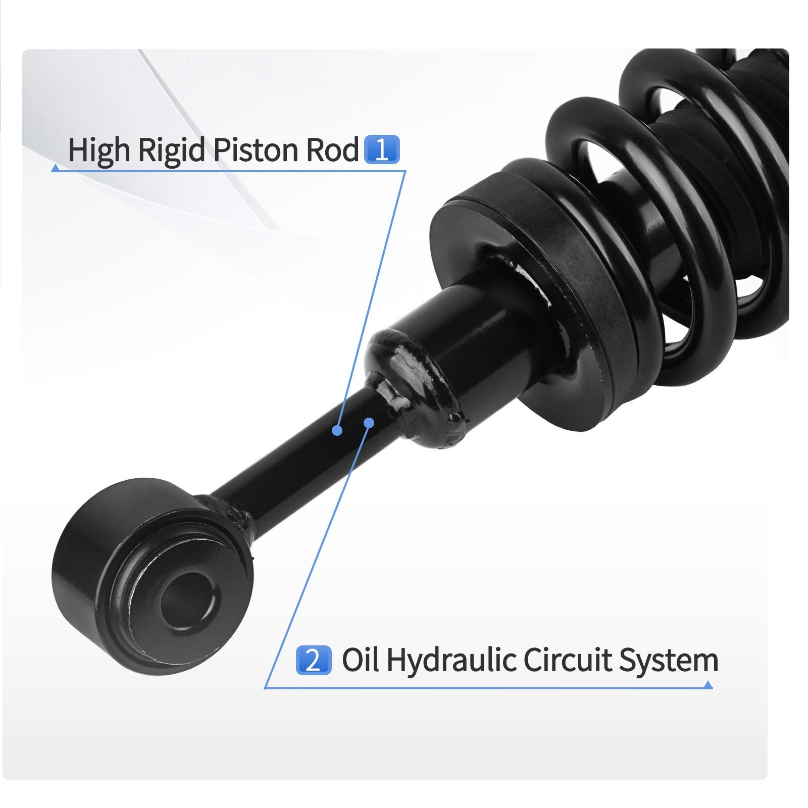 Yitamotor Front Complete Struts Rear Shocks Suspension Compatible With 2004-2008 Ford F150 4Wd, 2006-2008 Lincoln Mark Lt 4Wd