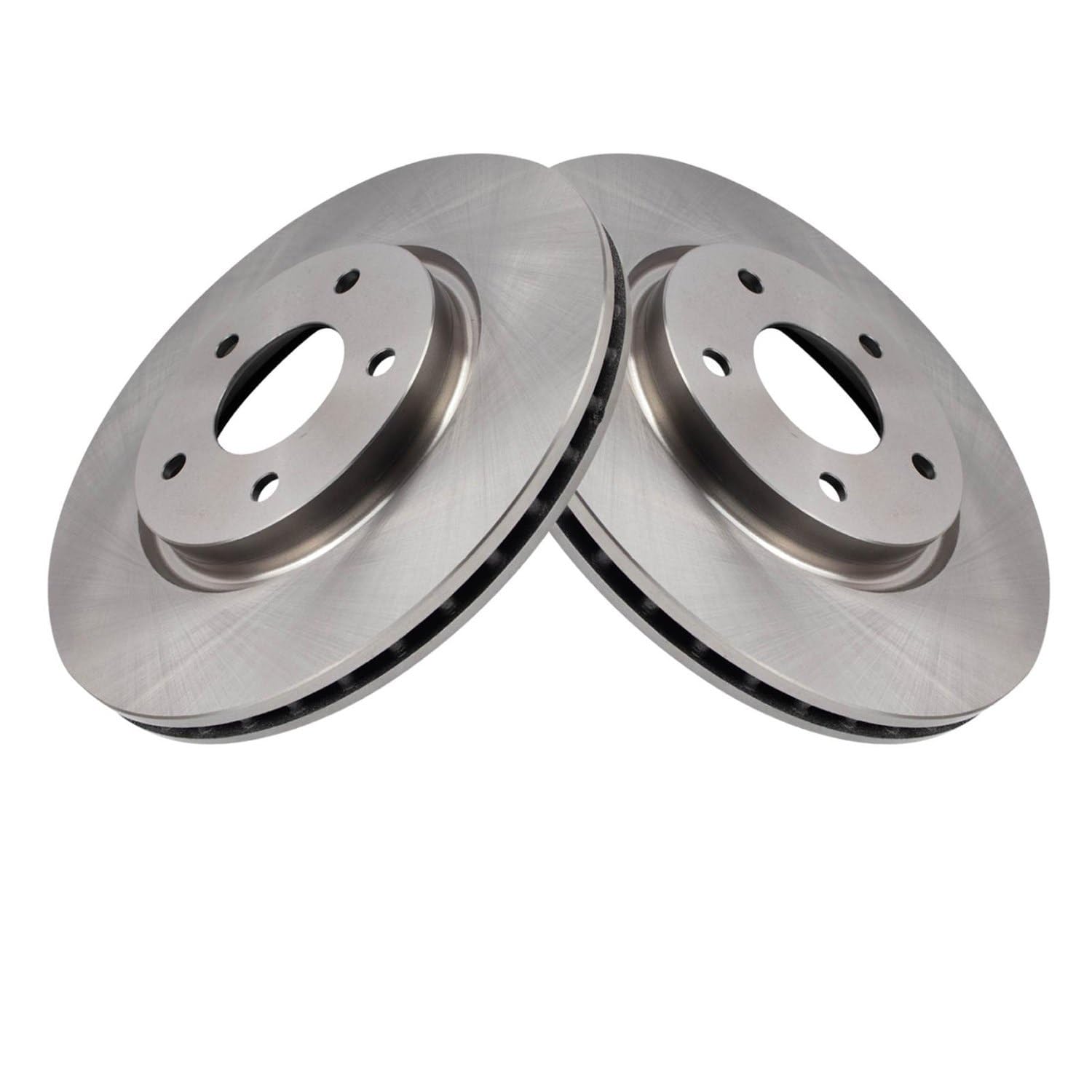 Trq Front Brake Rotors Set Compatible With 2021-2024 Nissan Rogue