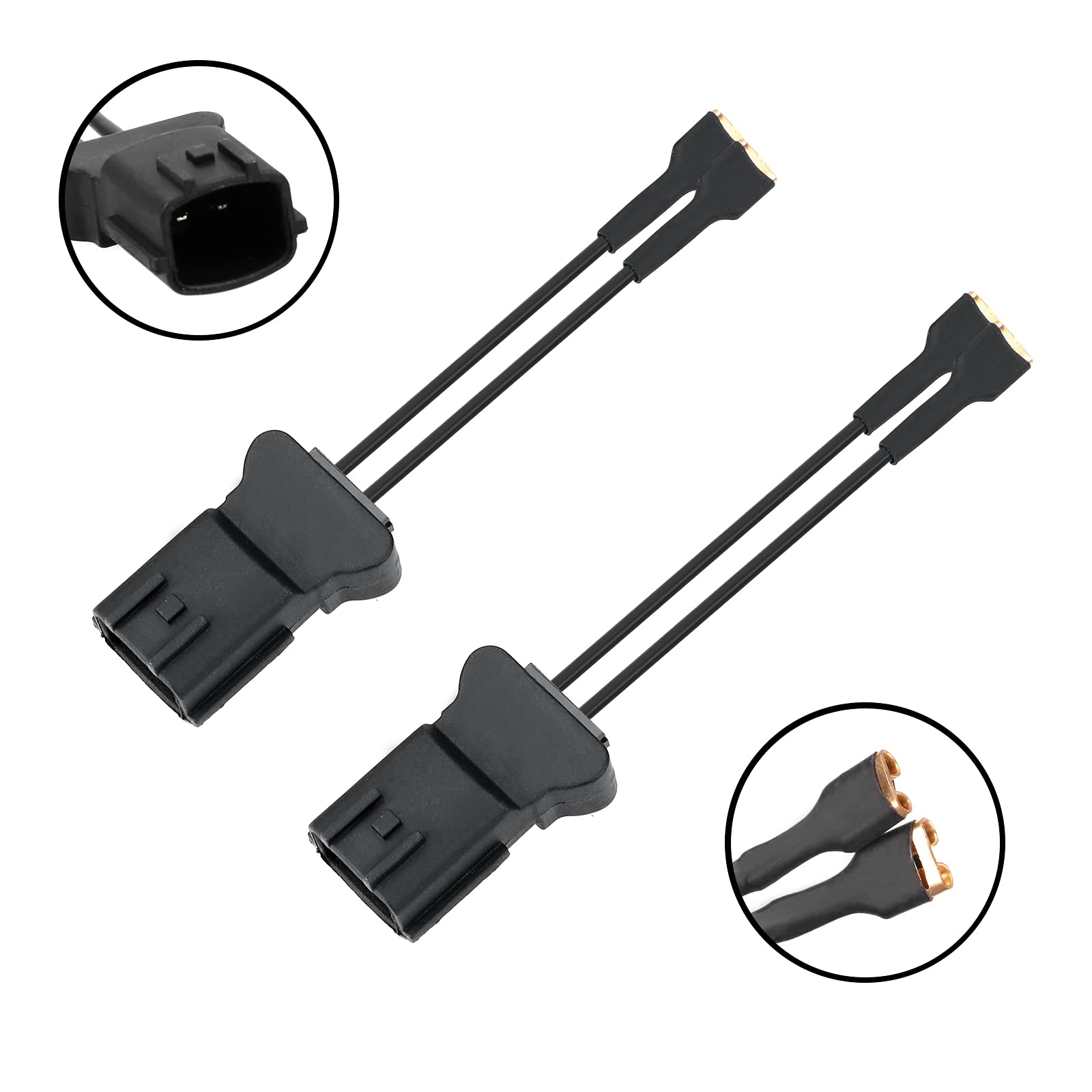 Seineca 2Pcs Car Horn Special Plug Compatible With Hyundai Horn Adapter Wiring Harness Cable Car Horn Converter Wiring.