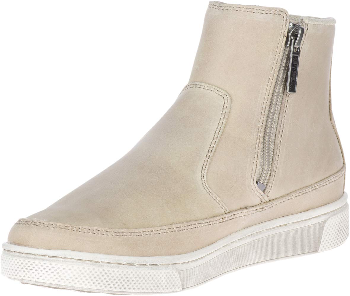 HARLEY-DAVIDSON FOOTWEAR Women's Silvana Motorcycle Boot, TAN, 10