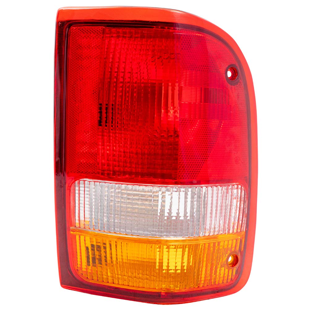 Brock Replacement Passengers Taillight Tail Lamp Compatible With 1993-1997 Ranger Pickup Truck F37Z13404A