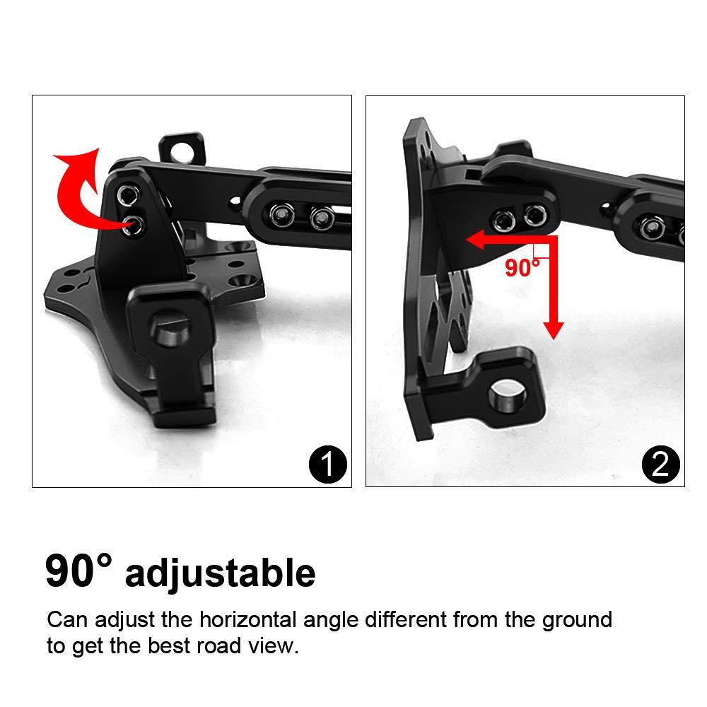 Mdpromcp Universal Motorcycle Fender Eliminator With Led Light Cnc Aluminum Motorcycle License Plate Bracket Motorcycle License