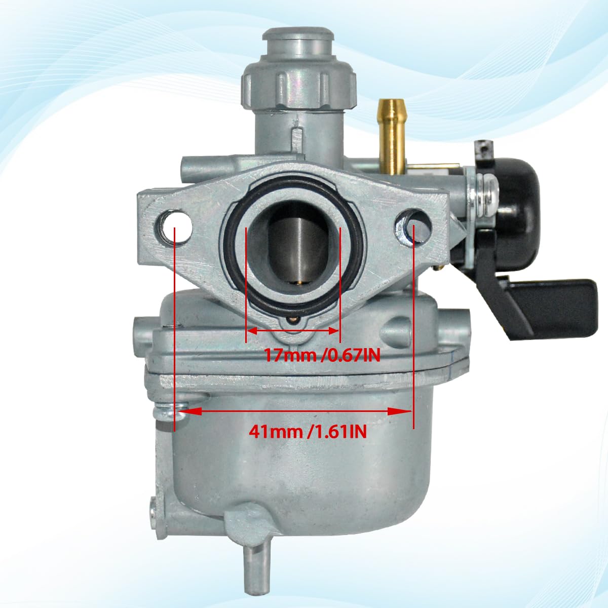 JDLLONG XR70 CRF70 Carburetor for Honda XR70R 1997-2003 for CRF70 XR70 1997-2005 for CRF70F 2004-2012 16100-GCF-672 With Air Fil